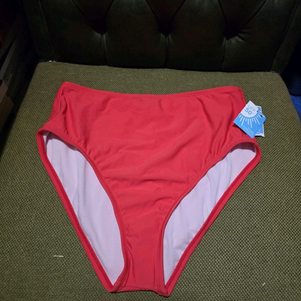 Women's Large Draper James Red Bikini Bottom NWT